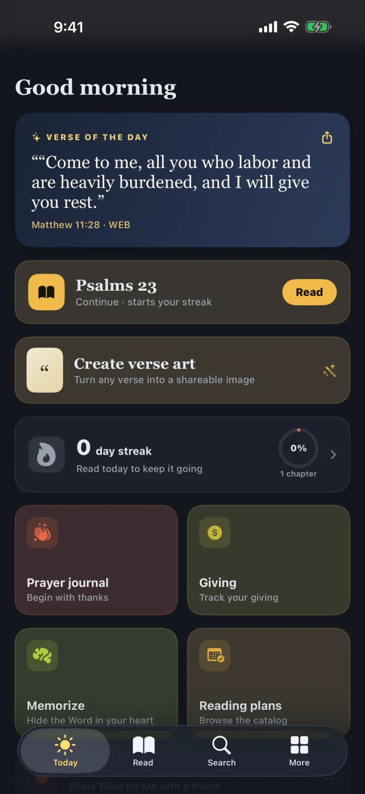 Night theme